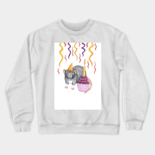 Birthday Rat Crewneck Sweatshirt